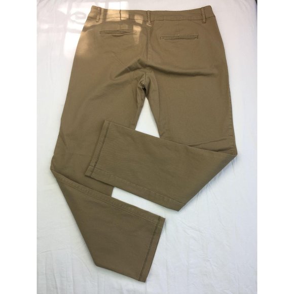 DELIA*s KHAKI CHINOS PANTS STRAIGHT LEG TAN WOMENS 13/14 R - Picture 3 of 14